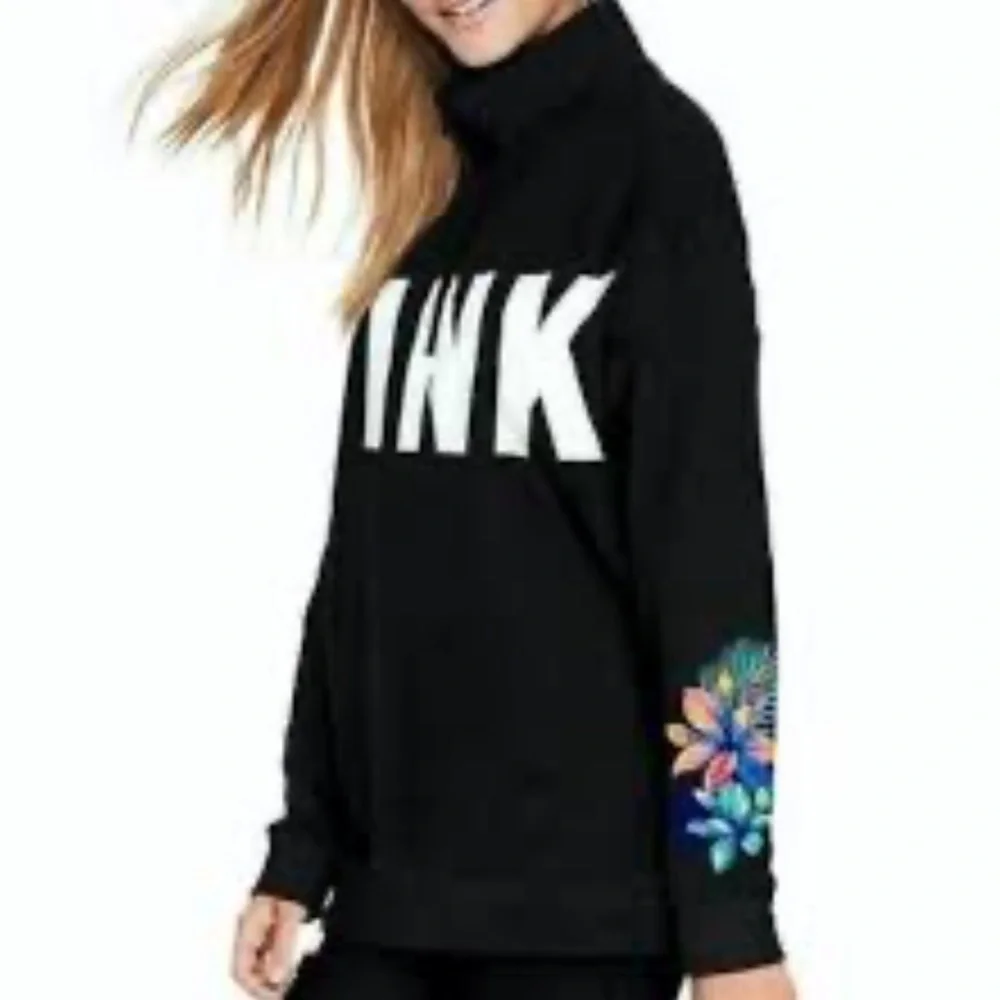 PINK Victoria's Secret Half Zip Pullover Sweater Size XS - Picture 1 of 10